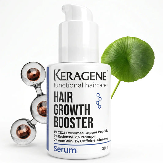 Keragene Hair Growth Booster Serum 30ml | HFX30 Age Smart Hair Growth Serum for Men & Women