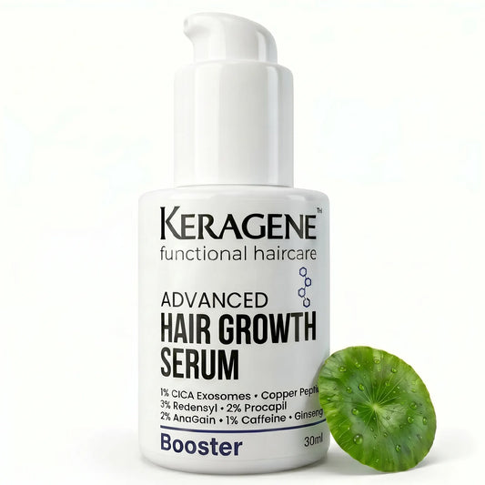 Keragene Hair Growth Booster Serum 30ml | HFX30 Age Smart Hair Growth Serum for Men & Women